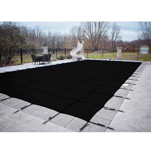Bâche de piscine rectangulaire en PP pour piscine extérieure, couverture de sécurité hivernale pour piscine - Product Image 2