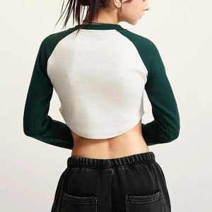 <span class=keywords><strong>T</strong></span>-<span class=keywords><strong>shirt</strong></span> <span class=keywords><strong>Sexy</strong></span> in cotone <span class=keywords><strong>Sexy</strong></span> con Logo personalizzato camicie bianche da ragazza primavera a maniche lunghe <span class=keywords><strong>T</strong></span>-<span class=keywords><strong>shirt</strong></span> da donna - Product Image 2