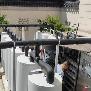 Pompe à chaleur air-eau CAHP-PI-42 avec réservoir de 455 L, haute efficacité énergétique, pour usage commercial - Product Image 5