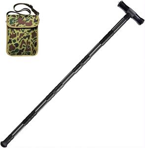 Bastón de Senderismo Plegable Multifuncional para Defensa, Seguridad, Campismo, Excursionismo, Supervivencia y Escalada, Personalizable - Product Image 2