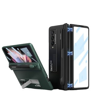 Pour Samsung Z Fold 5 Pro étui de téléphone portable charnière écran pliant PC antichoc <span class=keywords><strong>Flip</strong></span> Cover <span class=keywords><strong>Compatible</strong></span> Z Fold <span class=keywords><strong>4</strong></span> <span class=keywords><strong>3</strong></span> protecteur - Product Image 1