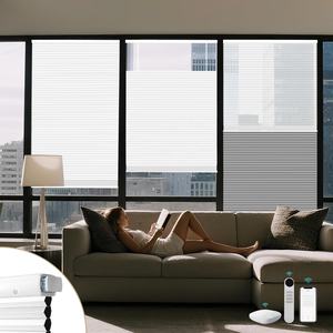 ستائر خلوية آلية ذكية بدون حفر تعمل تلقائيًا ليلاً ونهارًا للنوافذ - Product Image 2