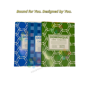 Cuaderno Escolar Personalizado Económico de Papel Offset Línea Francesa Dominicana para Estudiantes - Product Image 3
