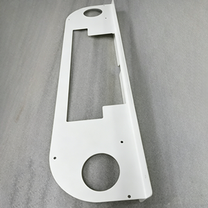Fabrication OEM de tôles métalliques, boîtier de panneau de commande de forme spéciale, couvercle d'équipement avec découpes rondes et rectangulaires - Product Image 4