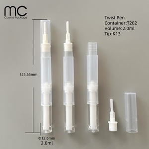 T202+K13 2026 Nuevo Dispensador <span class=keywords><strong>de</strong></span> <span class=keywords><strong>Gel</strong></span> para Crecimiento <span class=keywords><strong>de</strong></span> <span class=keywords><strong>Cejas</strong></span> <span class=keywords><strong>de</strong></span> 2ml, Lápiz Dispensador Cosmético Vacío, Lápiz Dispensador Giratorio <span class=keywords><strong>de</strong></span> Plástico para Eliminar Pecas - Product Image 3