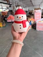 Mainan Squishy Natal Jumbo Baru Santa Claus Manusia Salju Rusa Kutub Mainan Fidget Remas Pereda Stres Mainan Squishy Hadiah Pesta Natal