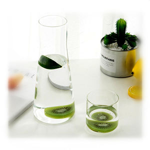 <span class=keywords><strong>Carafe</strong></span> en verre bien conçue de filtre à eau de whisky de <span class=keywords><strong>carafe</strong></span> de café avec le palais en bois - Product Image 3