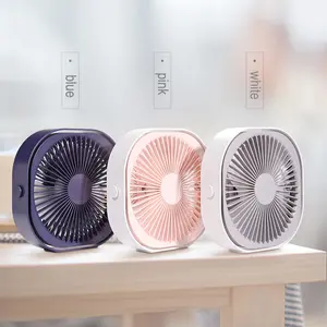 Small USB 3 Speeds Portable Mini Cooling Table Fan 360 Rotatable Silent Desktop Fan For Home Office Bedroom Dorm Indoor Outdoor