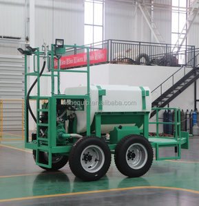 Máquina Portátil de Hidrosiembra de 2000 Litros, Tanque de Polietileno Tipo Carrito, Esparcidor de Semillas de Césped para Jardinería - Product Image 1