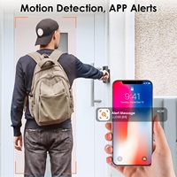 Top vente 2K haute résolution alimenté par batterie Wi-Fi sonnette caméra audio bidirectionnel sans fil visiophone