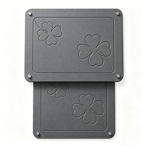 Escurridor de Platos de Tierra de Diatomeas de 2 Niveles con Tapete de Almacenamiento, Escurridor de Doble Capa para Encimera de Cocina, Base de Drenaje de Piedra para Platos - Product Image 1