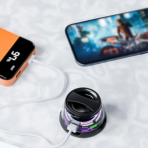 Thông Minh Bằng Giọng Nói RGB LED Hơi Thở Ánh Sáng Âm Thanh Loa Siêu Trầm Loa Di Động Ngoài Trời Đầy Màu Sắc Ánh Sáng Màu Xanh Răng Loa G200 - Product Image 6