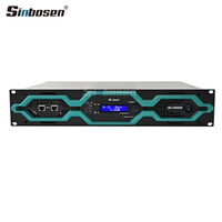 Amplificateur de réseau DSP SR2-4500 professionnel 2 canaux pour DJ, amplificateur de cinéma maison pour caissons de basses
