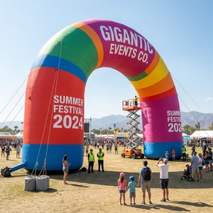 Arco Inflable Personalizado con Logotipo para Exteriores, Arco Inflable de Tela Oxford para Eventos Musicales - Product Image 2