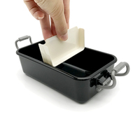 Boîte à lunch en plastique réutilisable pour le bureau et l'école, compatible micro-ondes, avec 2 compartiments et sac à couverts pour enfants