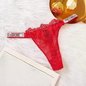 Victoria Secret Intimo Bikini in Pizzo da Donna, Perizoma Traspirante Sexy, Eco-Friendly, Asciugatura Rapida, con Strass, per l'Estate - Product Image 3