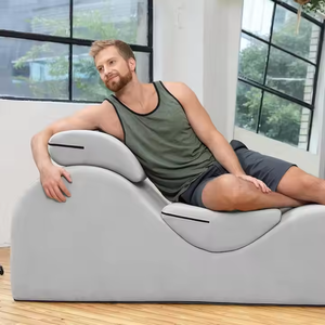 Sillón Chaise Longue Moderno de Espuma Suave para Ejercicio, Yoga, Sofá con Diseño Confortable para Sala de Estar, Gimnasio en Casa - Product Image 4