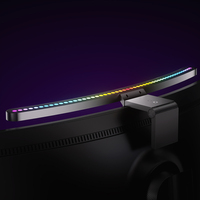 Barre lumineuse pour écran incurvé avec télécommande, lampe LED anti-lumière bleue pour écran incurvé, éclairage de jeu