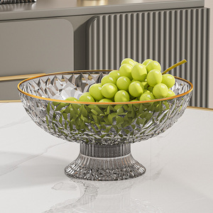Diamond Texture Drain Fruit Basket Snake Fruit Plate <strong>Dessert</strong> Cake <strong>Tray</strong> Plate Luxury <strong>Tray</strong> - Product Image 6