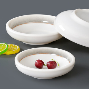 Plato para Sopa de Restaurante Comercial Americano Xiangyuan, Plato para Platos Fríos de Plástico Imitación Porcelana, Plato Hondo Redondo Creativo - Product Image 2