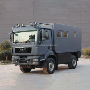 23ft FRP Motorhome Truck Camper Shells Gran ángulo de salida DIY Overland Expedition RV Caravan Trailers para uso en vehículos - Product Image 1