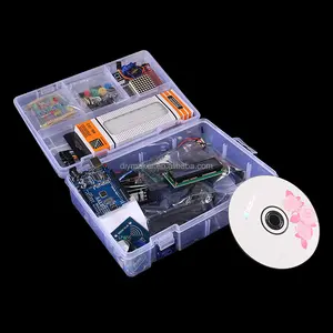 Kit de iniciante uno r3, placa para aprendizagem e desenvolvimento de arduino