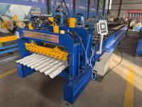 Machine automatique de formage de rouleaux de tuiles de toit en acier coloré avec un faible niveau sonore