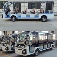 Bus et voiture électriques de tourisme pour 8/11/14 passagers, pour attractions touristiques et écoles