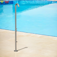2025 sans plomb WATERMART WELS acier inoxydable 316 Offres Spéciales douche extérieure piscine extérieure colonne douche avec lave-pieds