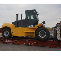 Chariot élévateur diesel de 25 tonnes de Chine, prix le plus bas, camions de 25 000 kg/chariot élévateur à double mât/grande capacité de levage de charge