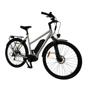厂家直销700C城市E自行车电动自行车中置驱动电机36V 250W Ebike