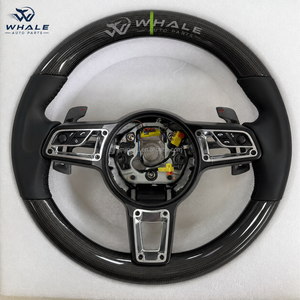 Volant en fibre de carbone de style OEM amélioré, compatible avec Porsche 911 991.2 Carrera Targa Turbo GTS <span class=keywords><strong>GT3</strong></span> <span class=keywords><strong>GT3</strong></span> <span class=keywords><strong>RS</strong></span> 2011-2019 - Product Image 1