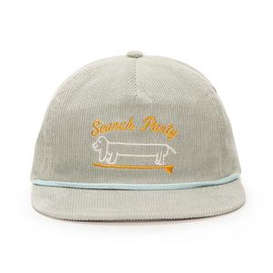 Casquettes Snapback non structurées personnalisées à 5 panneaux avec logo brodé et cordon en velours côtelé - Product Image 2