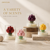 Juego de Velas Aromáticas con Aroma a Tulipán, Colores y Aromas Variados, Marca Privada OEM, Vela para Decoración del Hogar, Regalo de Boda, Venta al por Menor