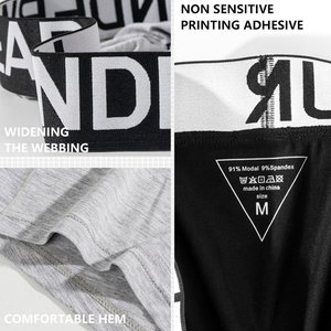 Calzoncillos bóxer para hombre, alta calidad, precio competitivo, cintura con letras, bóxer para hombre, ropa interior suave para hombre - Product Image 5