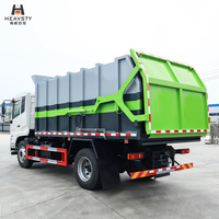 Camion de transfert de déchets HEAVSTY 3950, entreaxe 16 mètres cubes, diesel, neuf, entièrement scellé, chargement arrière, 4x2, Dongfeng Kinland