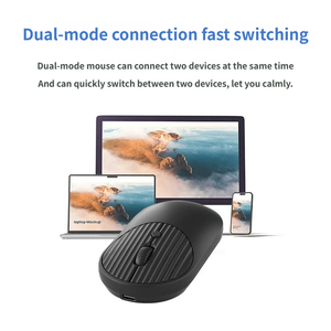Business Office Portable Lightweight Dual Mode Wireless <b>Mouse</b> Rechargeable bluetooth <b>Mouse</b> <b>for</b> Laptop <b>Computer</b> - Product Image 4