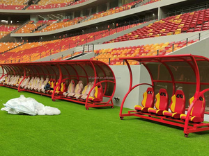 Sièges de stade télescopiques VIP Skyjade de haute qualité pour les sports de plein air, les remplaçants et les entraîneurs de football - Product Image 5