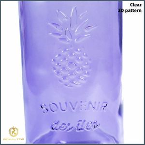 Pichet à eau personnalisé en verre coloré sans plomb <span class=keywords><strong>1L</strong></span> <span class=keywords><strong>Carafe</strong></span> et récipient en verre pour jus de fruits boisson bière - Product Image 5