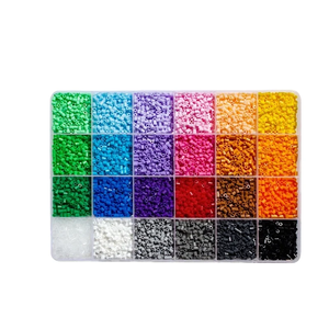 Kit de Cuentas Perler Creativas, Cuentas <span class=keywords><strong>Hama</strong></span> de 2.6mm, Rompecabezas 3D, Manualidades Creativas Hechas a Mano, Regalo, Cuentas Pixel DIY - Product Image 1