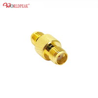 Câble de connecteur SMA SMA femelle à SMA femelle droit adaptateur de câble coaxial rf plaqué or convertisseur rpsma/bnc/tnc/uhf/din/n