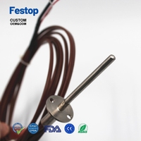 Thermocouple Feilong haute température 0-600°C WRJ-491 avec sonde à bride