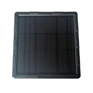 5W Hunting trail Camera Solar Panel 6000mah power bank solar battery Charger 12V 6V output for outdoor security camera