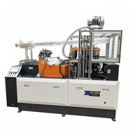 Mini machine à fabriquer des gobelets en papier jetables pour les startups à faible investissement et retour rapide