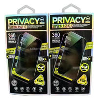 Boîte carrée en papier haute transparence 9H pour protecteur d'écran iPhone 13 12 11 X/XS 5,8 pouces