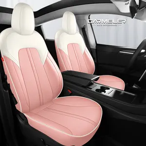 Thể thao đầy đủ Surround Da Thiết kế sang trọng phụ kiện xe hơi cho Tesla mô hình 3 y Seat Cover