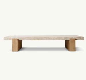Sassanid Design Home Furniture Italian Classico Travertine <span class=keywords><strong>Remi</strong></span> Mesa de centro - Product Image 1