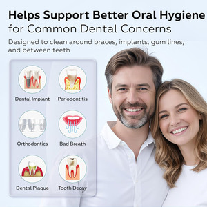 Nuevo Irrigador Bucal <span class=keywords><strong>Dental</strong></span> Recargable USB 2026, Irrigador <span class=keywords><strong>de</strong></span> Agua Inteligente Portátil, <span class=keywords><strong>Limpieza</strong></span> <span class=keywords><strong>Dental</strong></span>, Alimentación USB, Resistente al Agua IPX7 - Product Image 6
