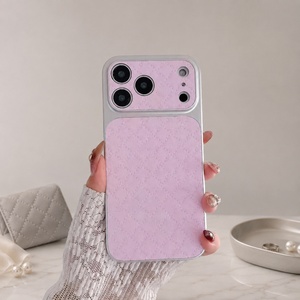 Leren telefoonhoesje, gewatteerd en schokbestendig voor iPhone - Product Image 1