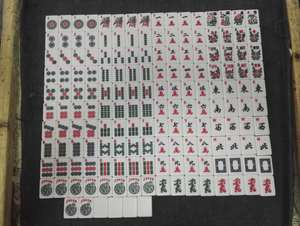 Coffret de <span class=keywords><strong>Mahjong</strong></span> Américain de Luxe Moderne en Mélamine Personnalisé en Usine, Haute Qualité, avec Règles, Indicateur de Vent et Dés - Product Image 3